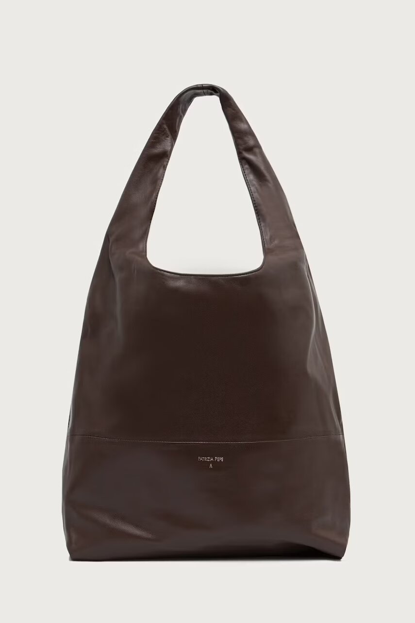 Patrizia Pepe hobo bag pentru femei din piele