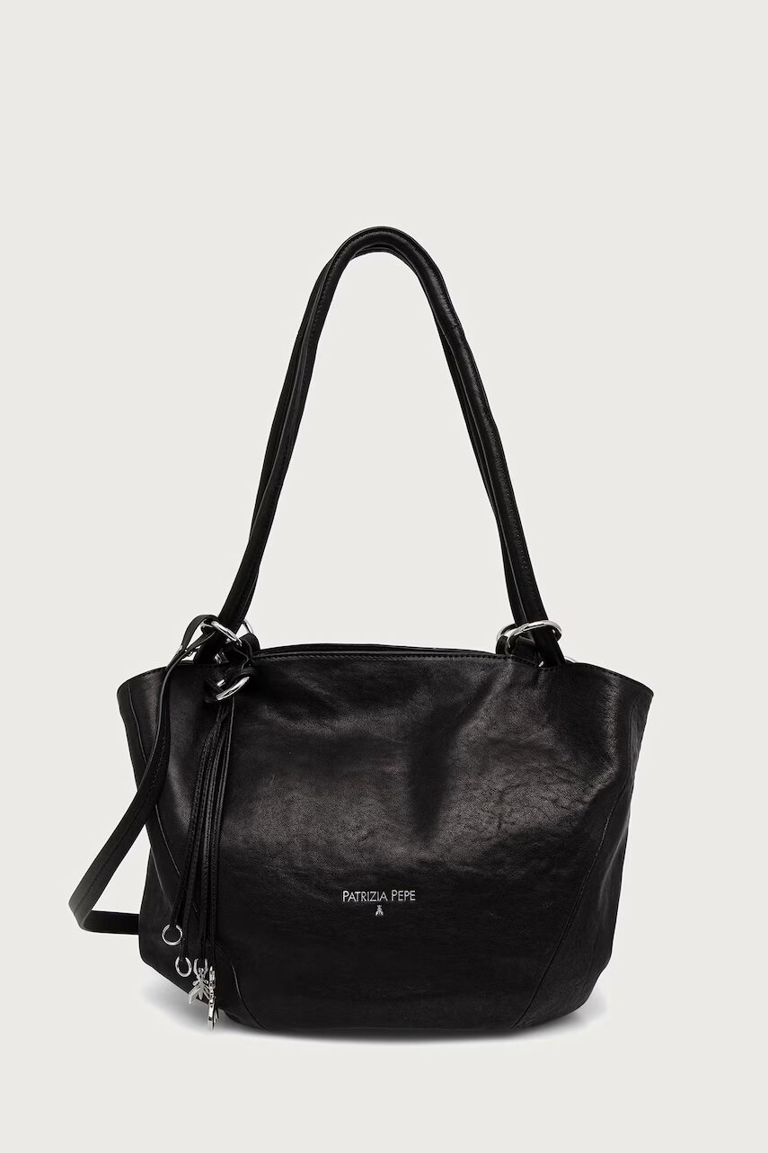Patrizia Pepe tote bag pentru femei din piele