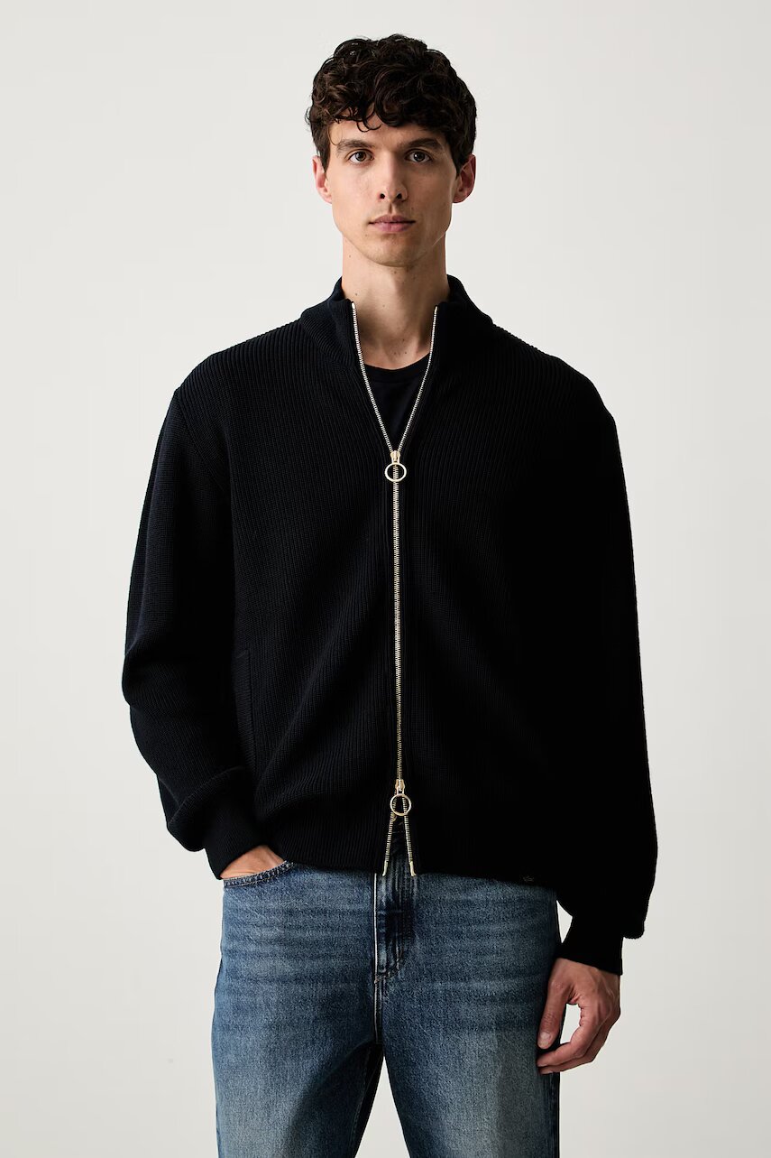 PAUL&SHARK cardigan pentru bărbați cu lână