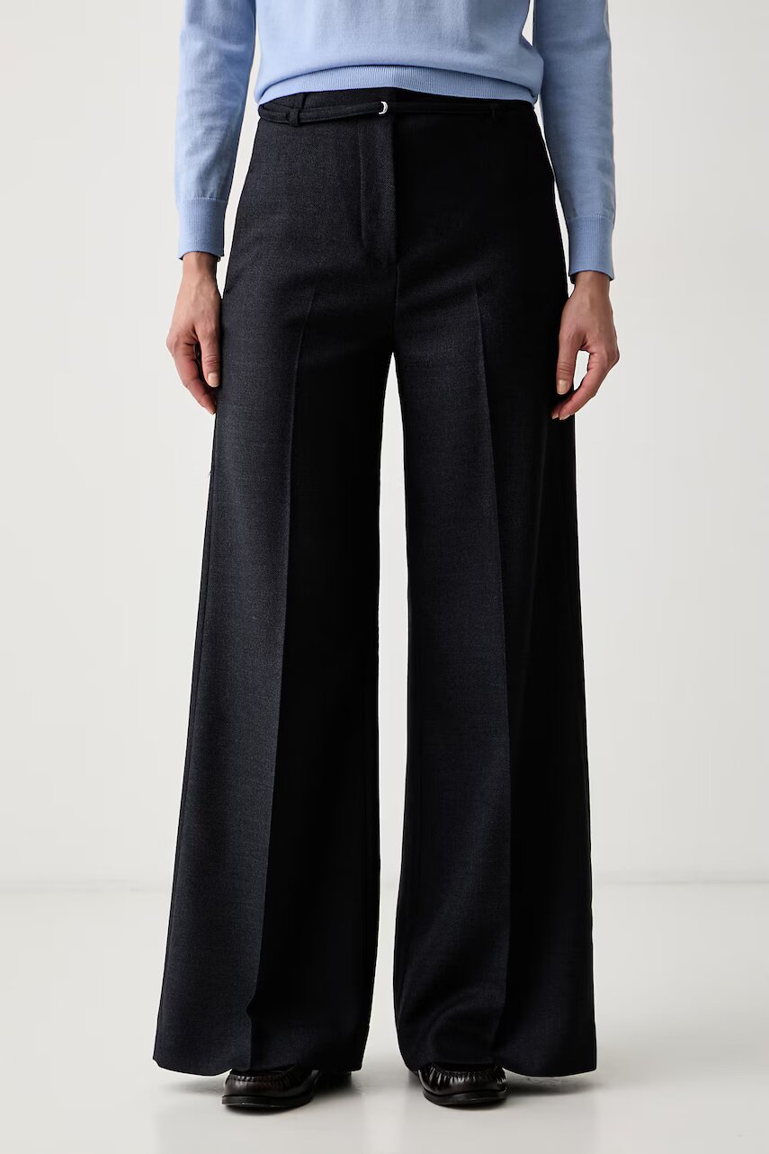 PAUL&SHARK pantaloni pentru femei din lână