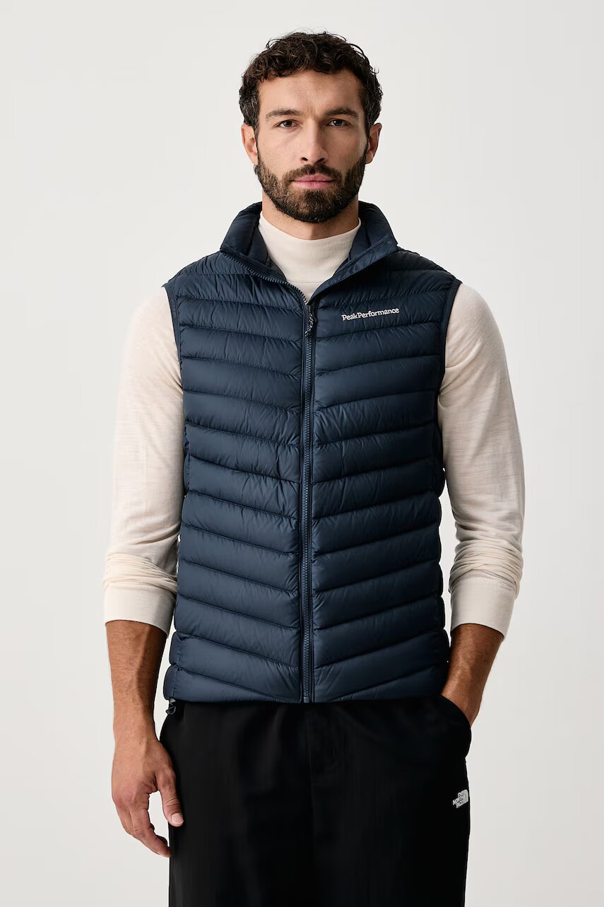 Peak Performance vestă de puf pentru bărbați Frost Down