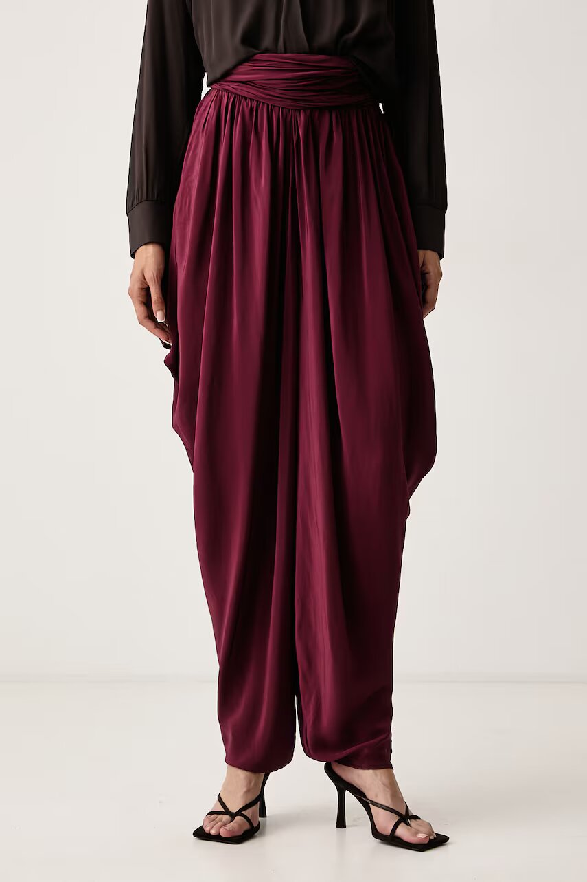 Pedro del Hierro pantaloni pentru femei cu vâscoză