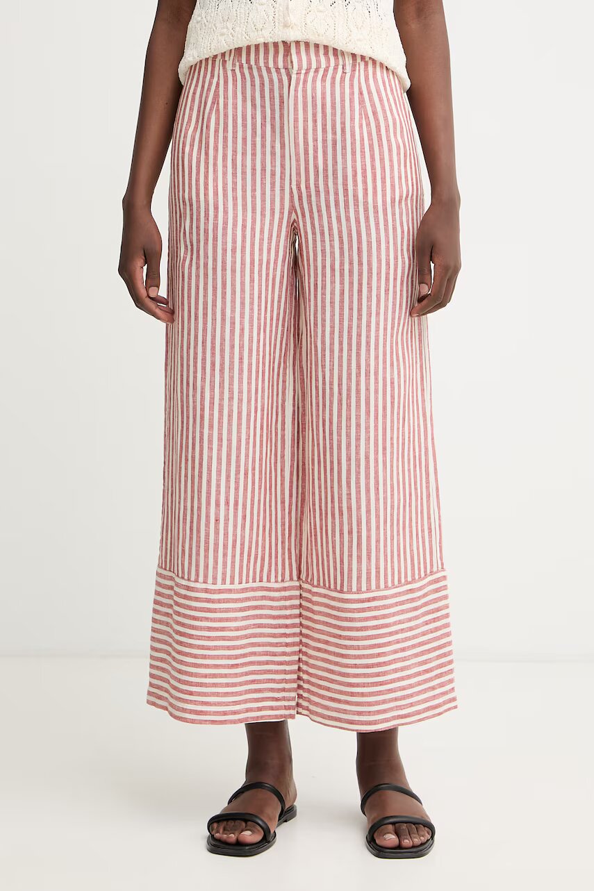 Pedro del Hierro pantaloni pentru femei din in