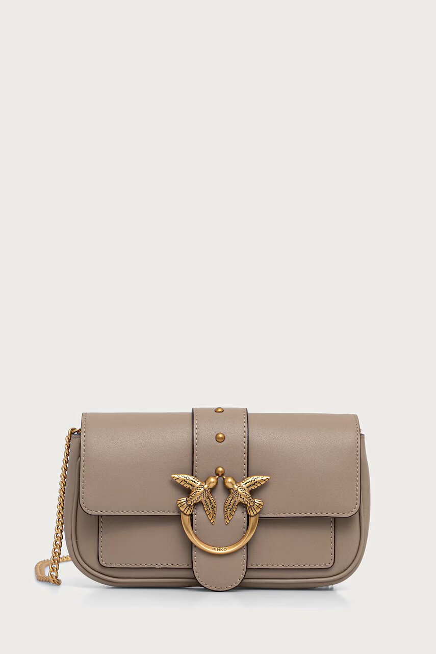 Pinko geantă crossbody pentru femei din piele