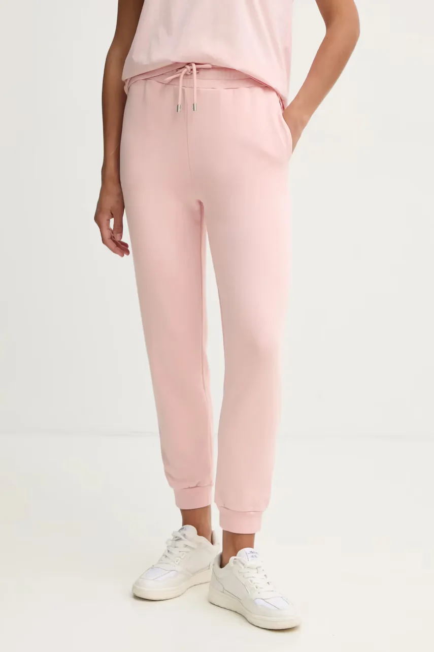 Pinko pantaloni de trening din bumbac