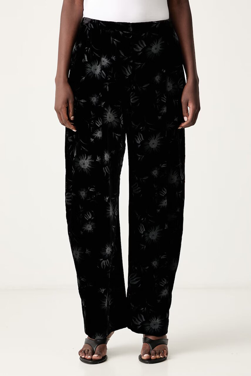 Pinko pantaloni pentru femei din velur
