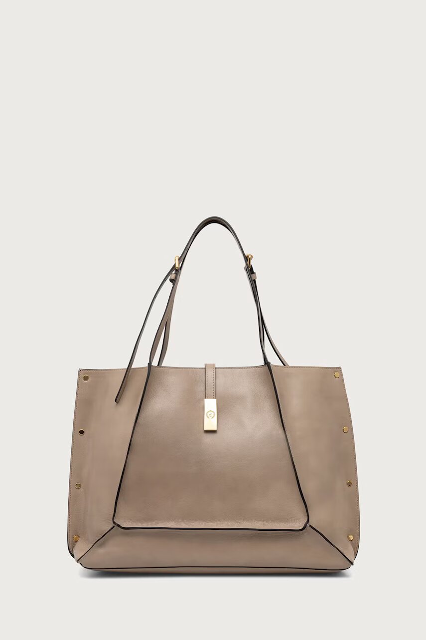 Pollini tote bag pentru femei din piele