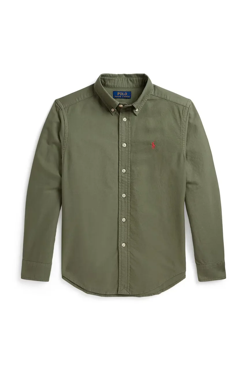 Polo Ralph Lauren cămașă oxford pentru copii din bumbac