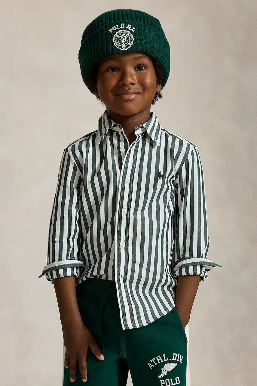 Polo Ralph Lauren cămașă pentru copii din bumbac