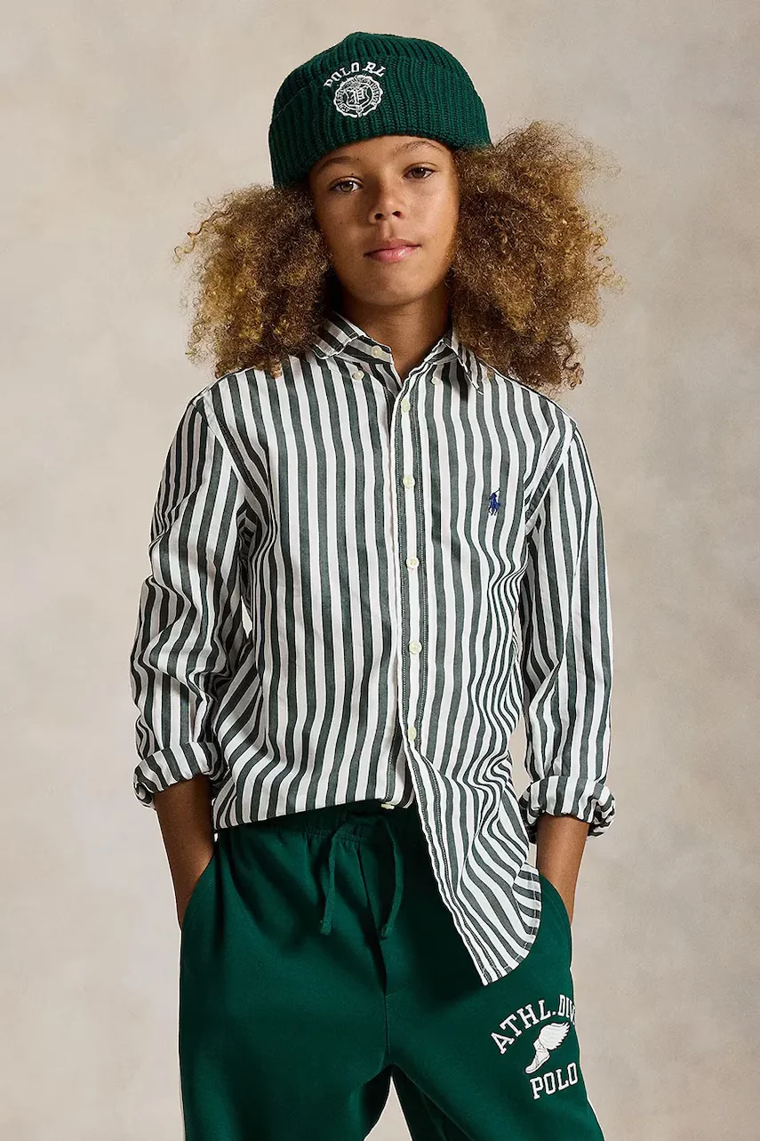 Polo Ralph Lauren cămașă pentru copii din bumbac
