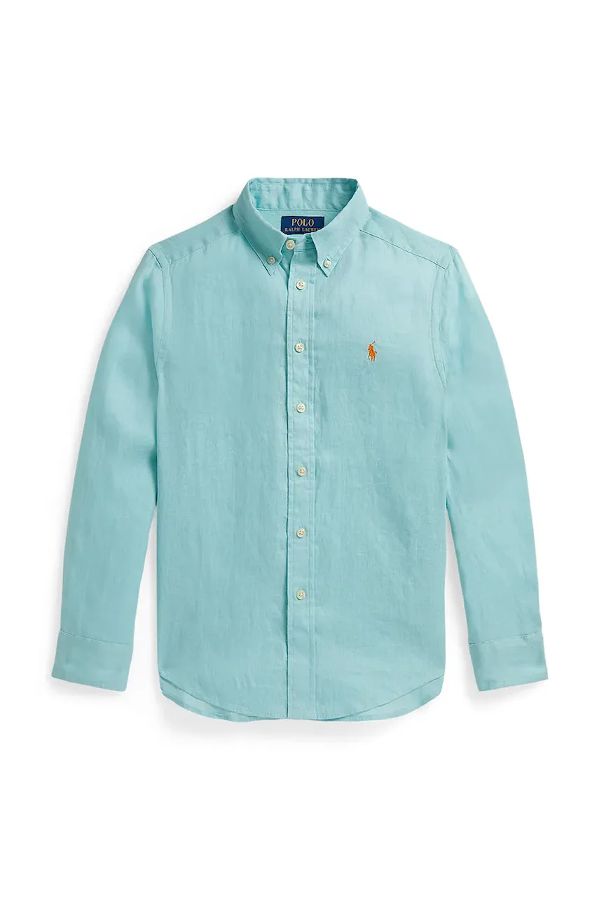 Polo Ralph Lauren cămașă pentru copii din in