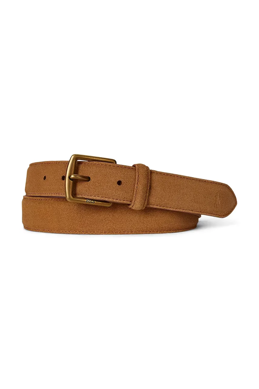 Polo Ralph Lauren curea pentru bărbați din piele întoarsă