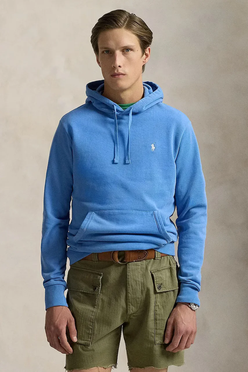 Polo Ralph Lauren hanorac cu glugă bărbătesc din bumbac