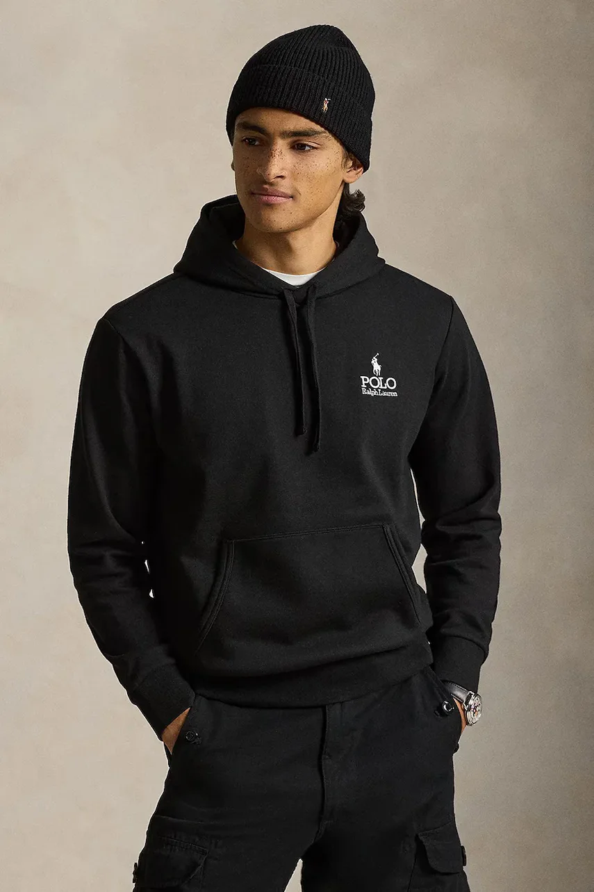 Polo Ralph Lauren hanorac cu glugă pentru bărbați cu bumbac
