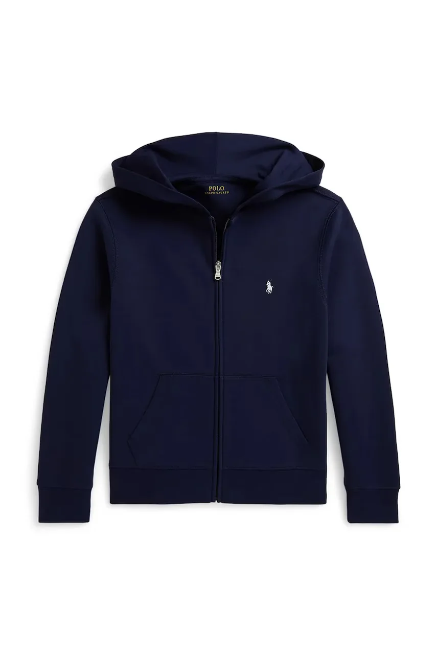 Polo Ralph Lauren hanorac cu glugă pentru copii cu bumbac