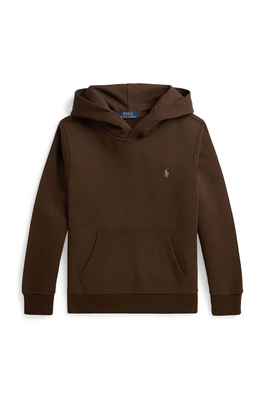 Polo Ralph Lauren hanorac cu glugă pentru copii cu bumbac