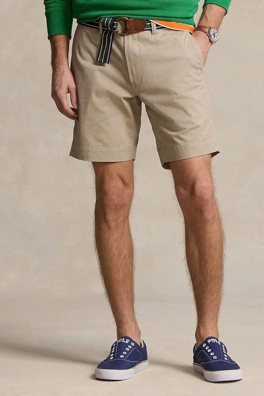 Polo Ralph Lauren pantaloni scurți chinos pentru bărbați din bumbac cu elastan