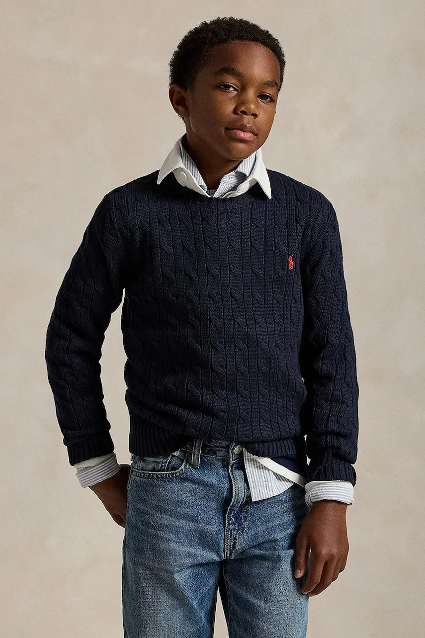 Polo Ralph Lauren pulover de bumbac pentru copii