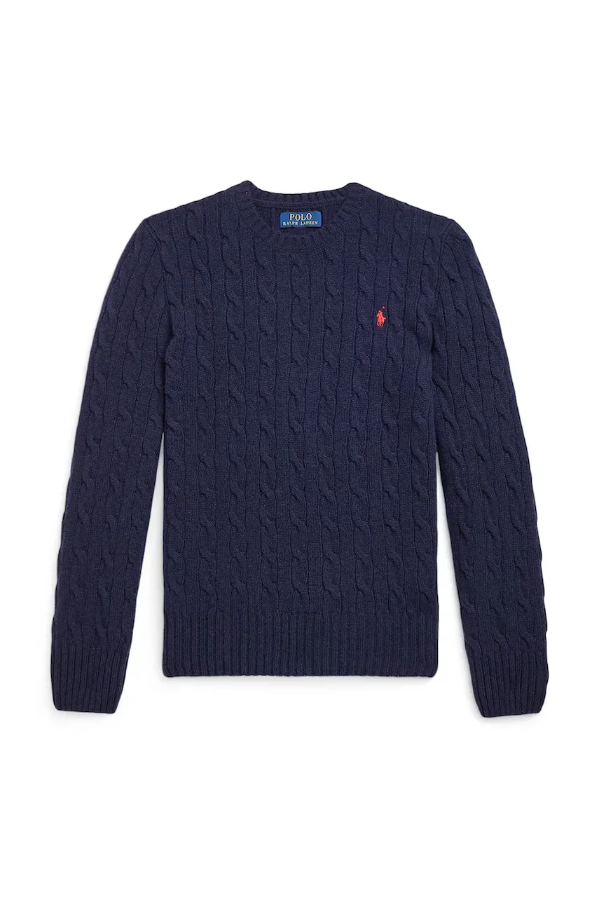 Polo Ralph Lauren pulover pentru copii din lână