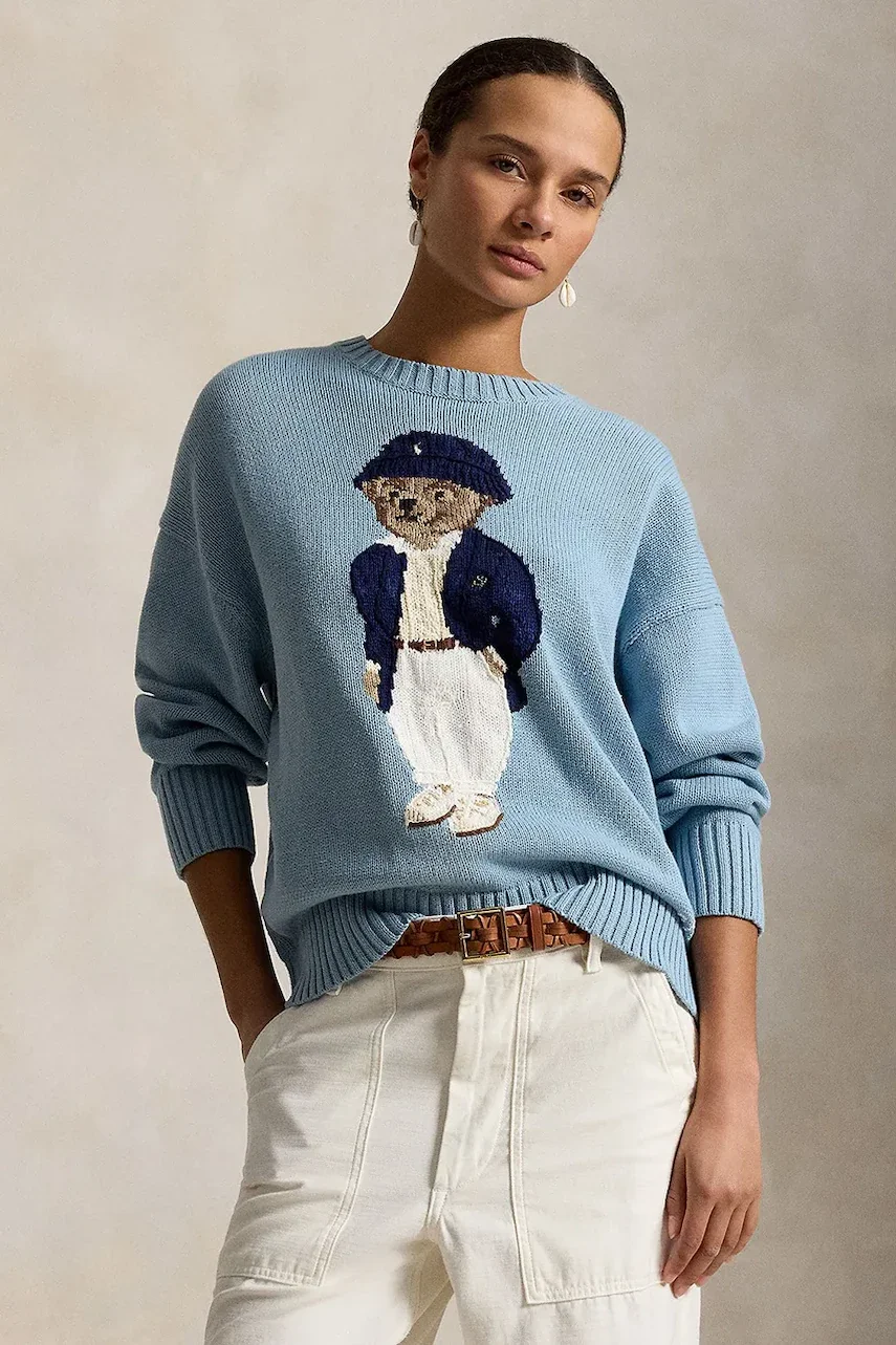 Polo Ralph Lauren pulover pentru femei din bumbac
