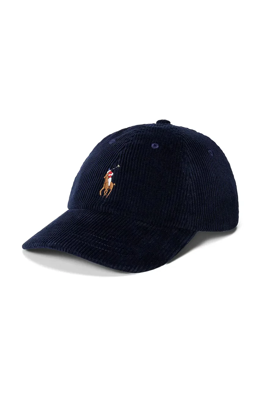 Polo Ralph Lauren șapcă pentru femei din catifea reiată