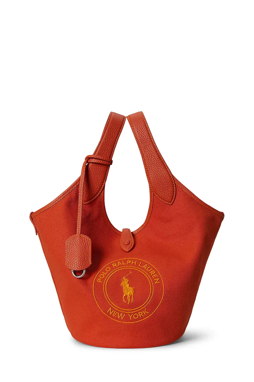 Polo Ralph Lauren tote bag pentru femei din bumbac