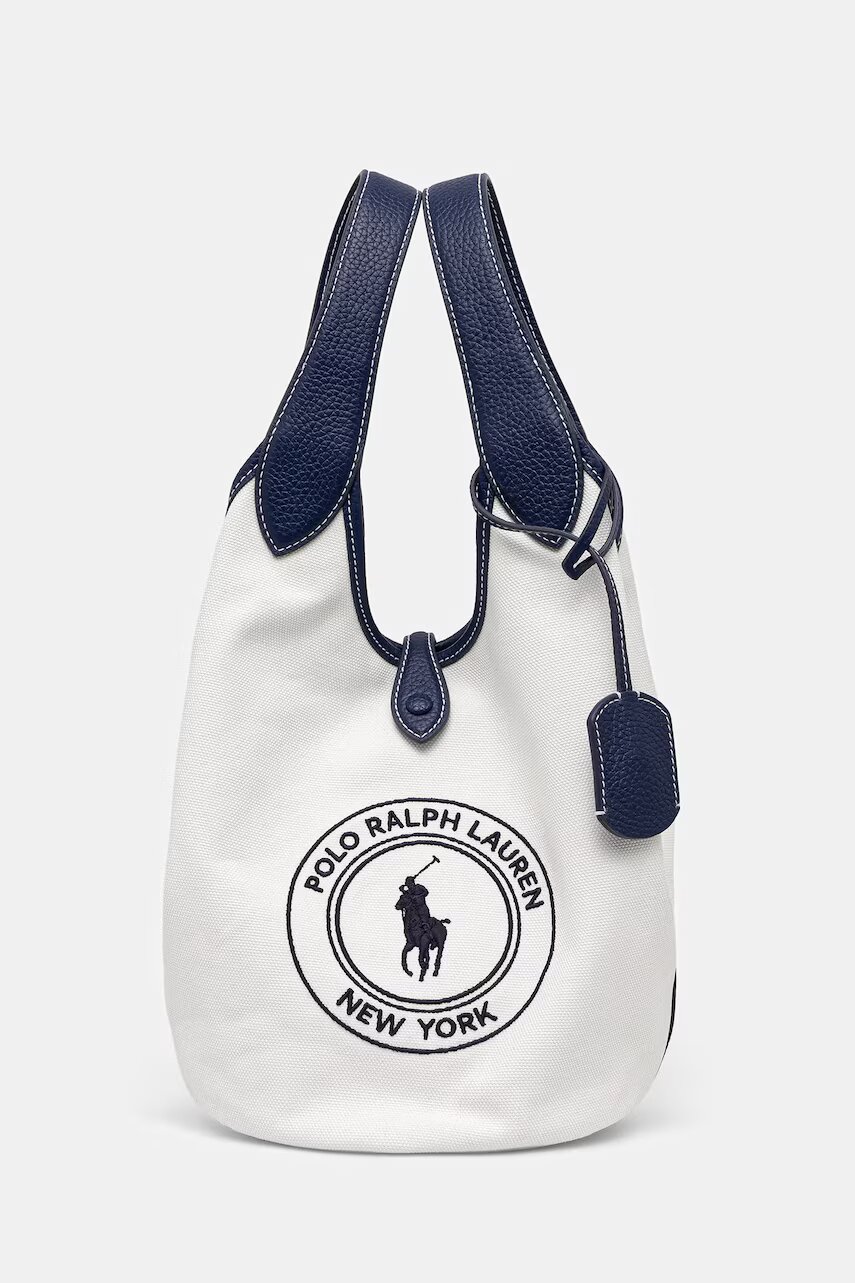 Polo Ralph Lauren tote bag pentru femei din bumbac