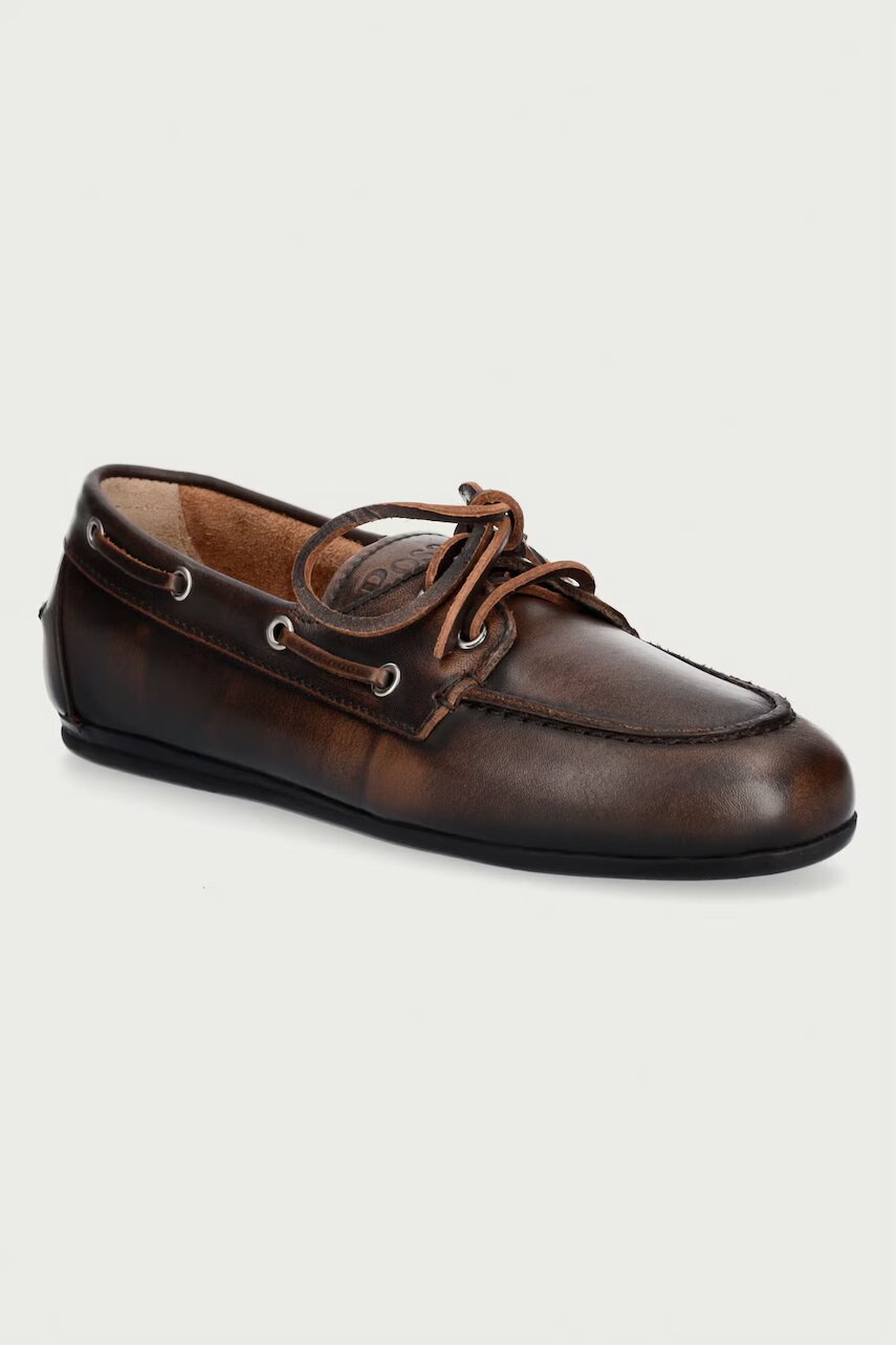 Posa mocasini pentru femei din piele Boat Loafer