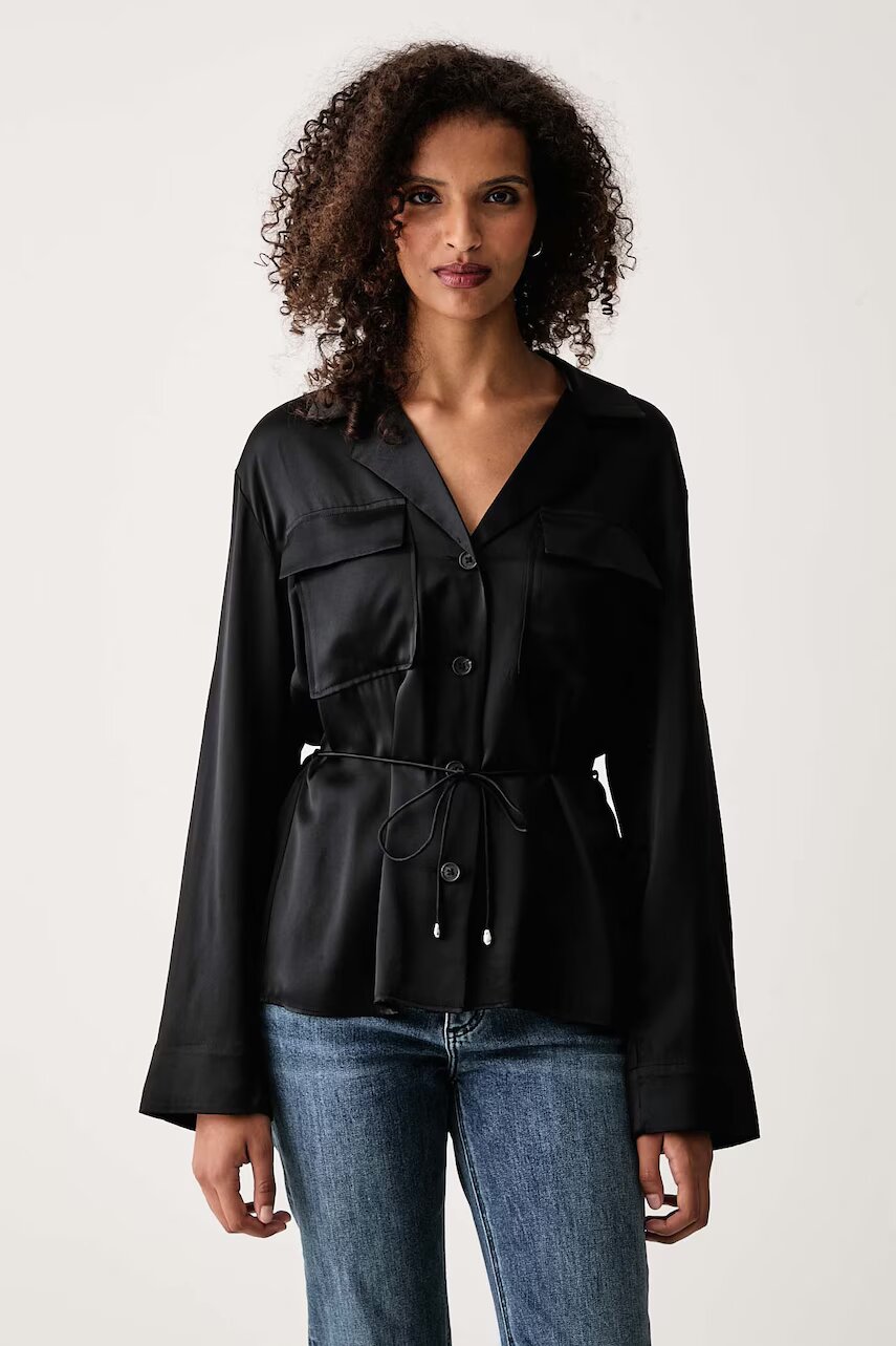rag & bone cămașă de damă din mătase Sonny