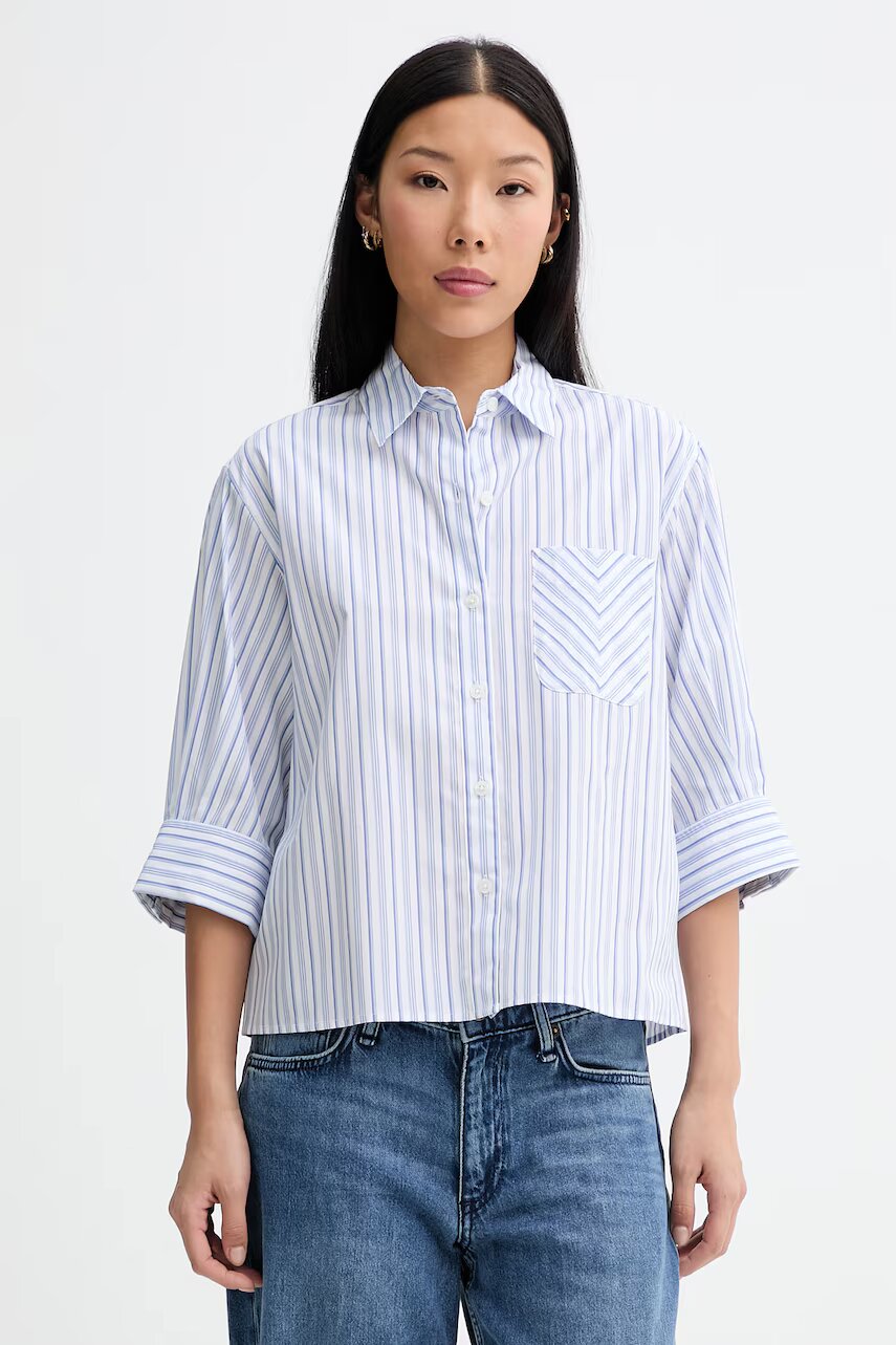 rag & bone cămașă pentru femei din bumbac Lucia