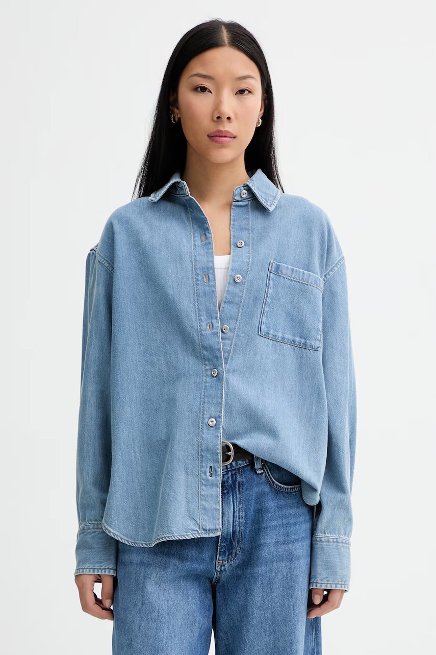 rag & bone cămașă pentru femei din denim