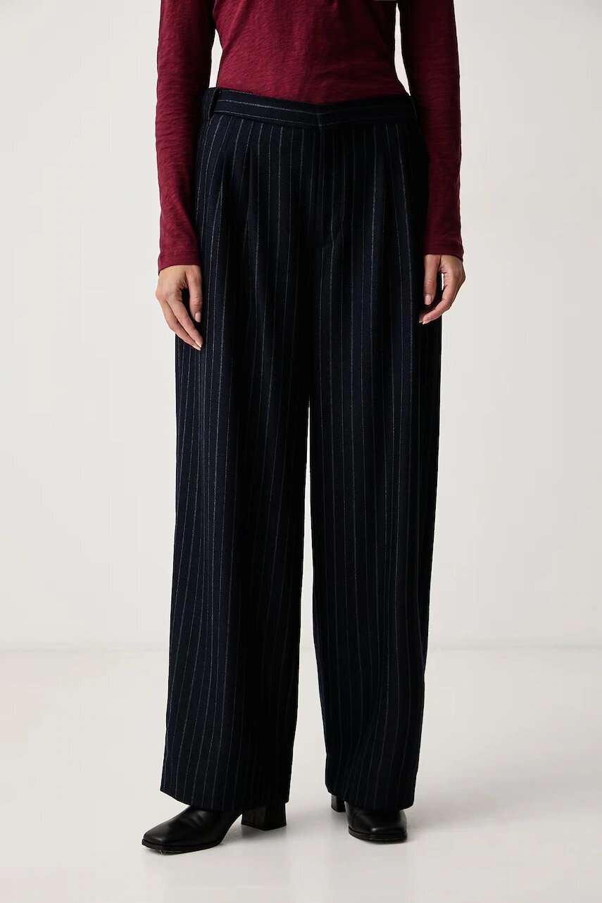 rag & bone pantaloni de costum pentru femei cu lână Lawrence