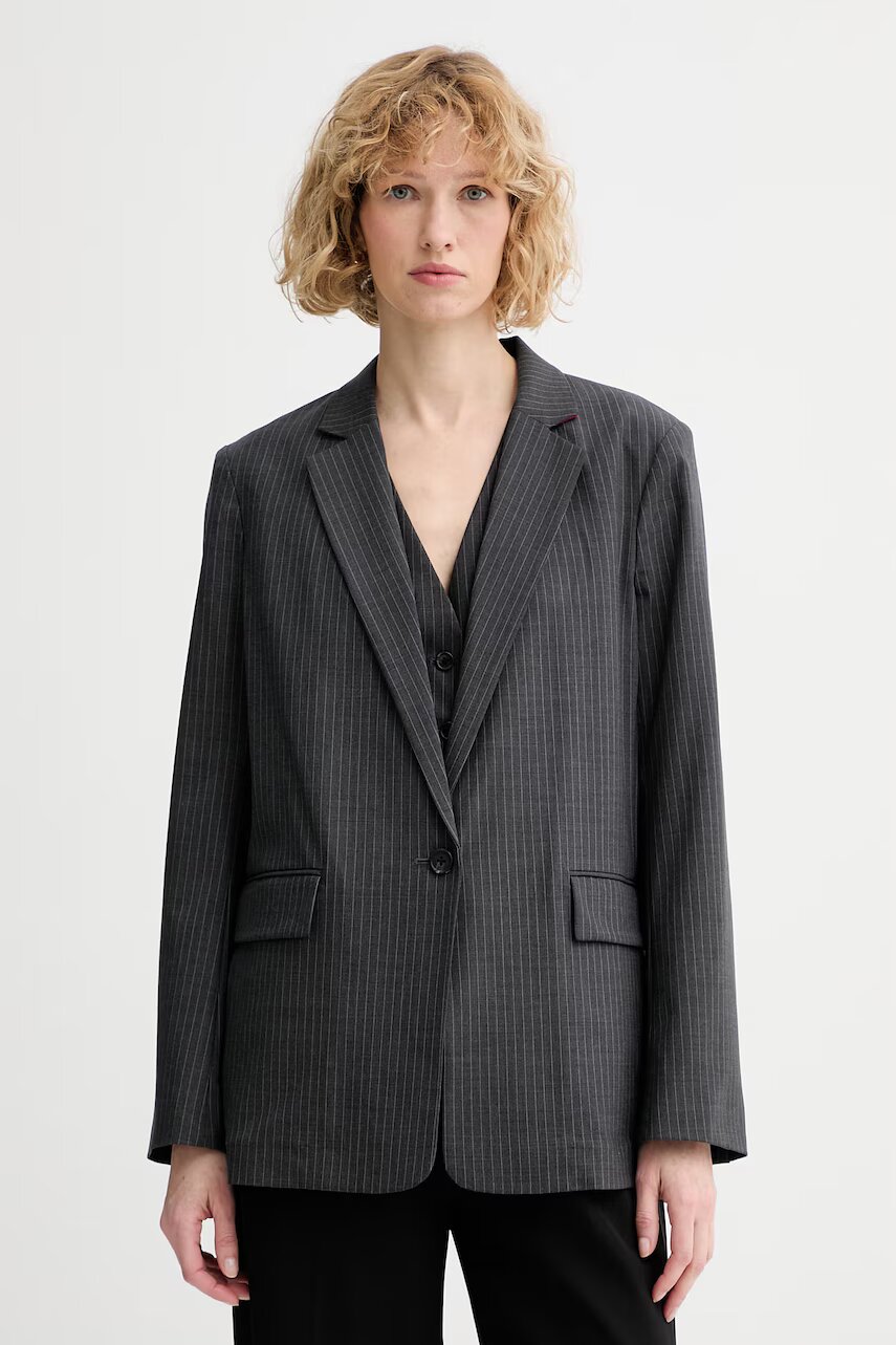 rag & bone sacou cu vestă pentru femei cu lână Jennifer