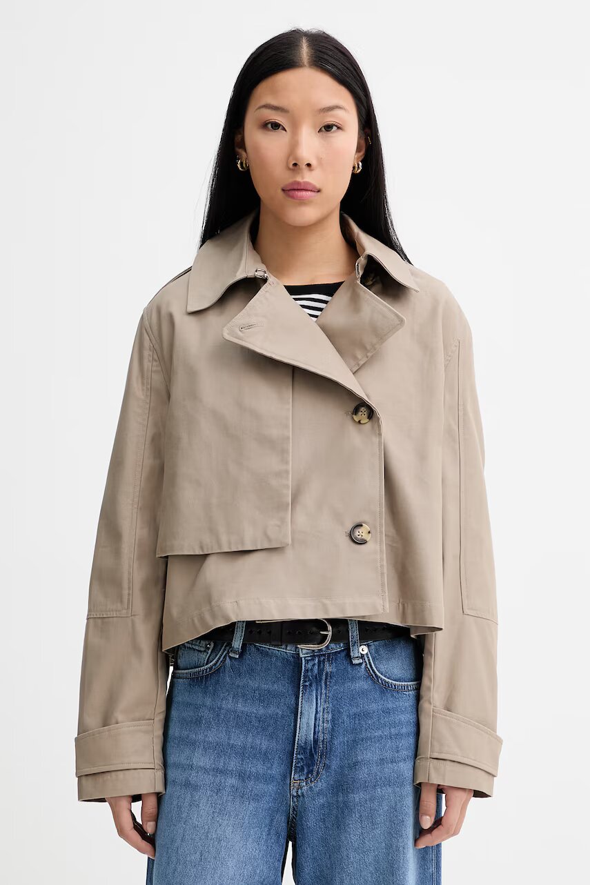 rag & bone trenci pentru femei din bumbac Jamie