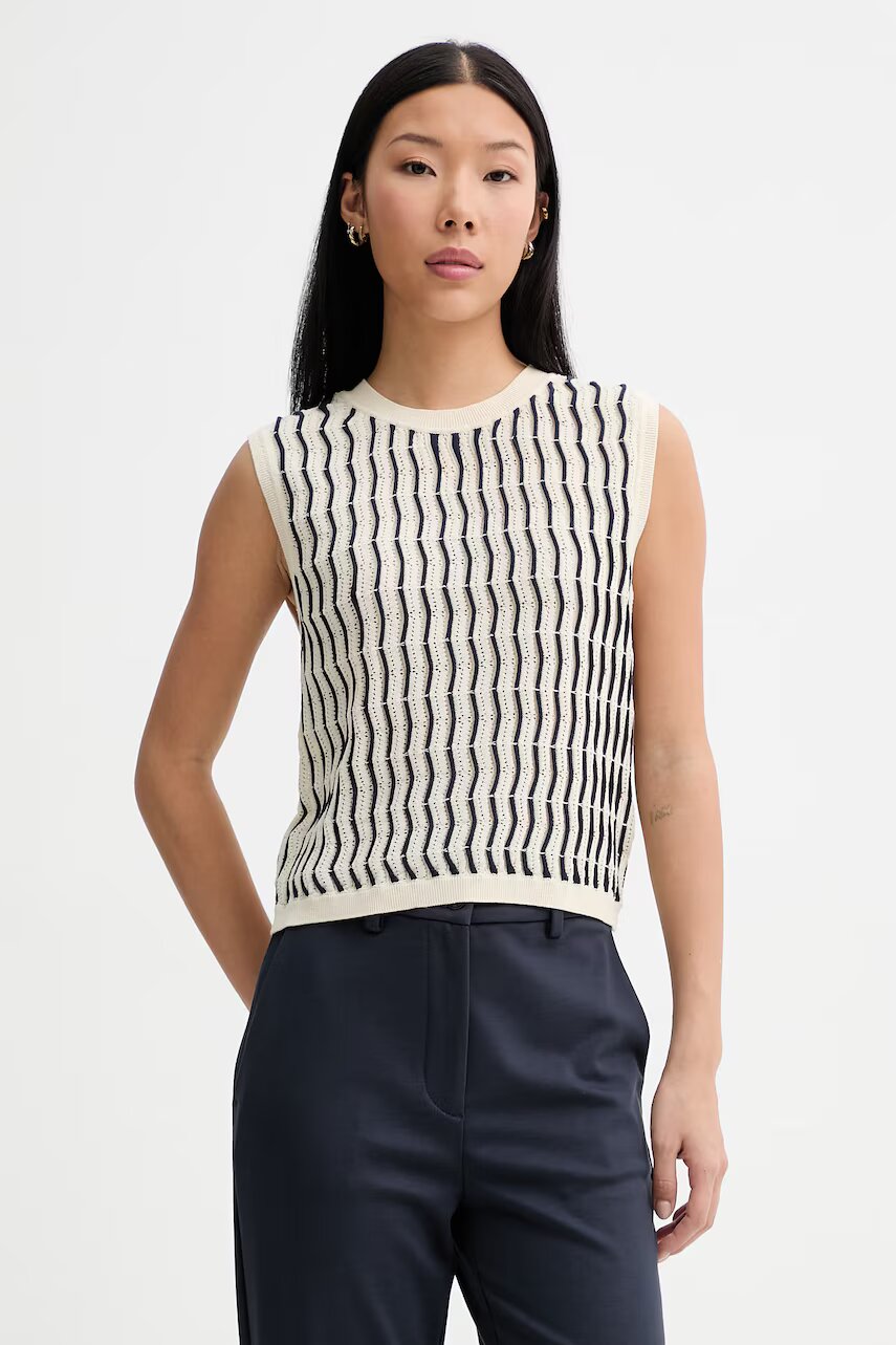 rag & bone vestă pentru femei cu bumbac Leslie