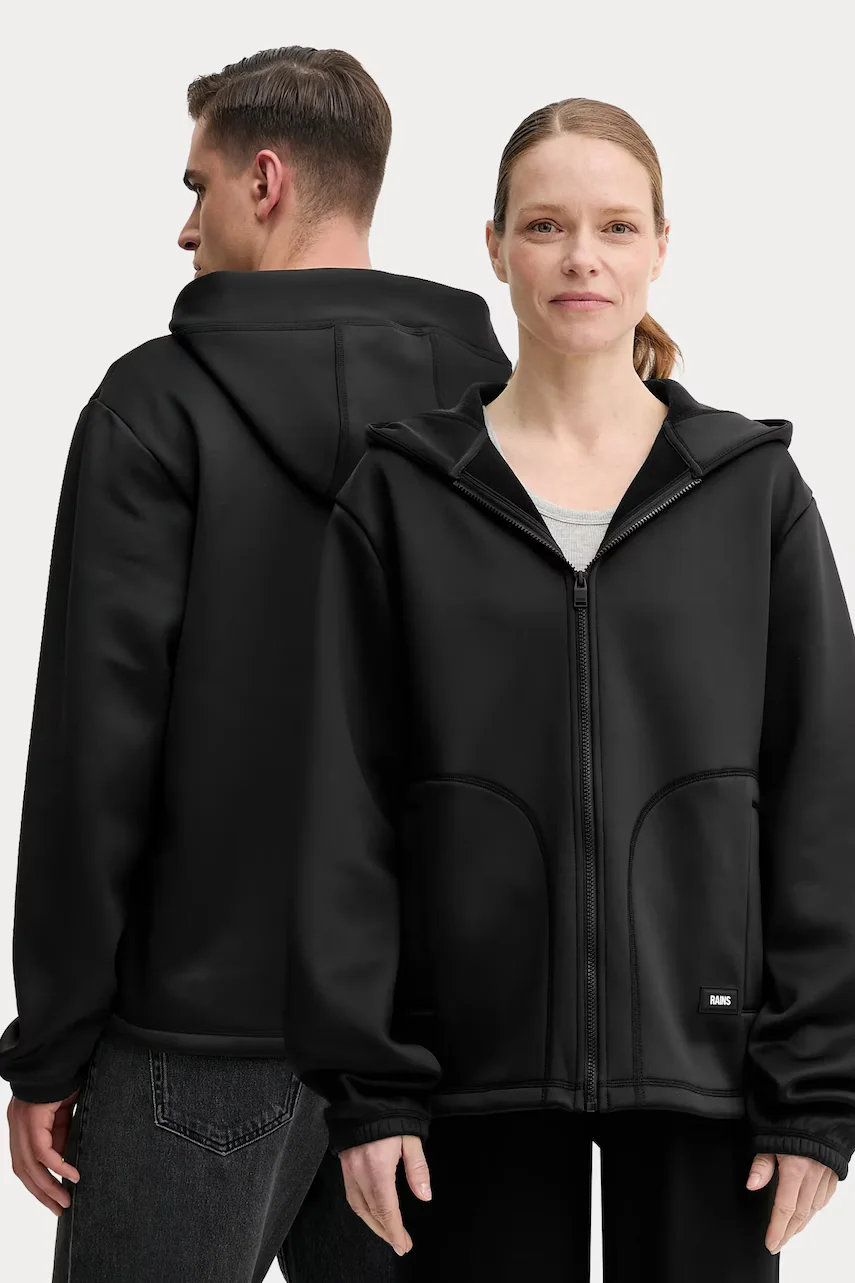 Rains bluză Safi Fleece Hood Jacket T1