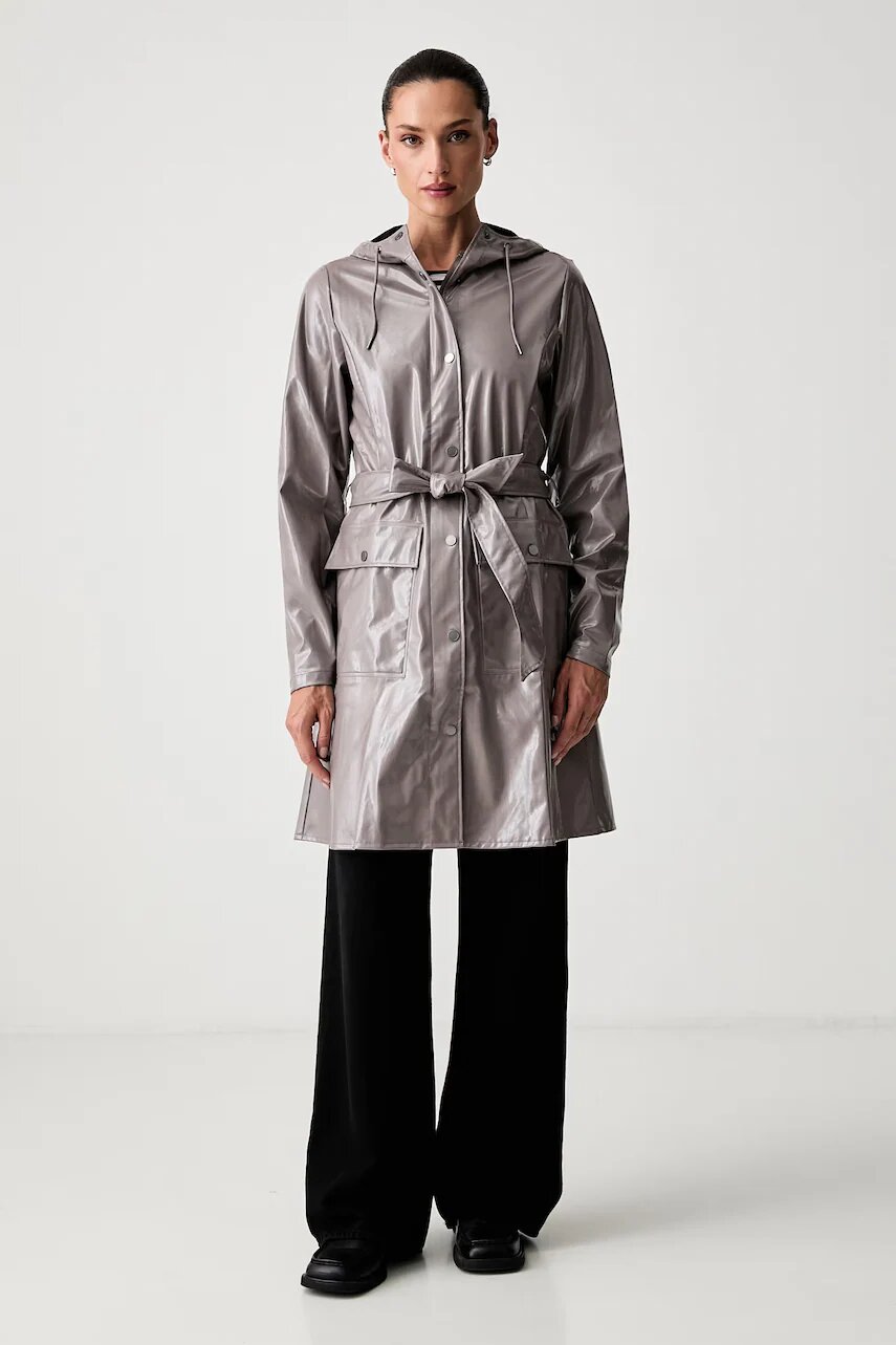 Rains geacă de tranziție pentru femei Curve Long Jacket W3