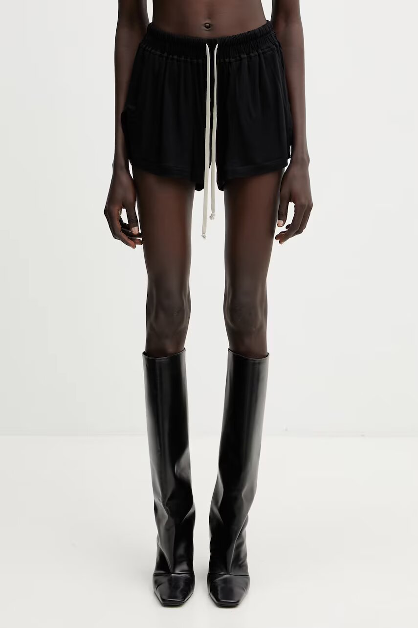 Rick Owens Lilies pantaloni scurți pentru femei cu vâscoză