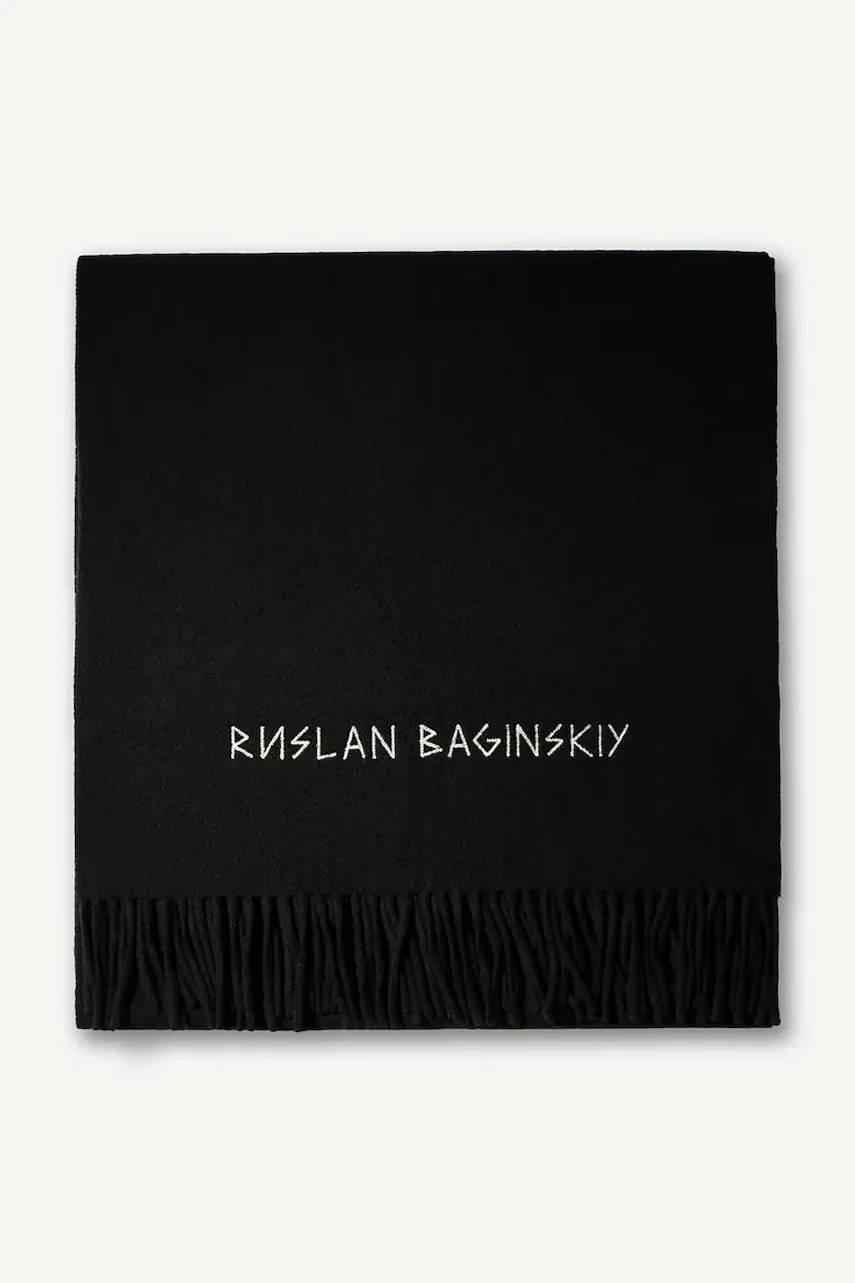 RUSLAN BAGINSKIY fular de damă din lână Wool Scarf