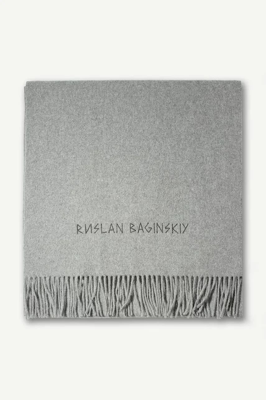 RUSLAN BAGINSKIY fular de damă din lână Wool Scarf