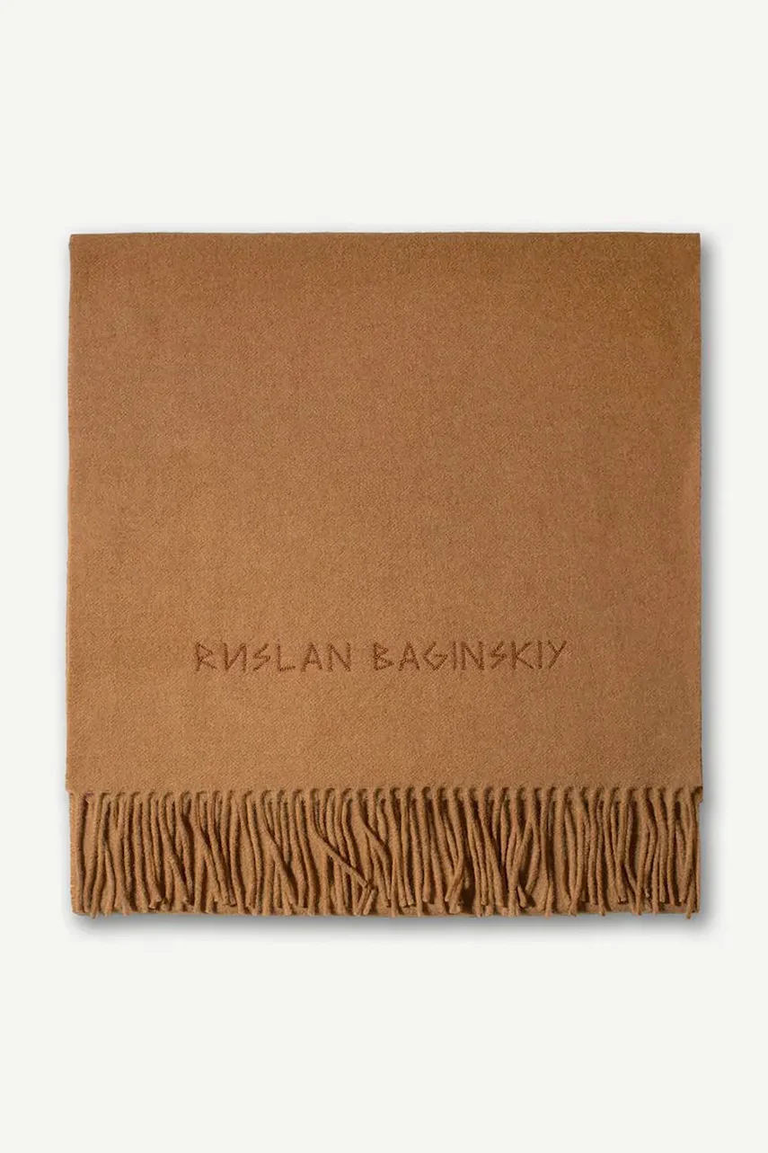 RUSLAN BAGINSKIY fular de damă din lână Wool Scarf
