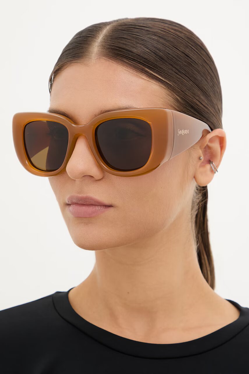 Saint Laurent ochelari de soare cat eye pentru femei HOWL