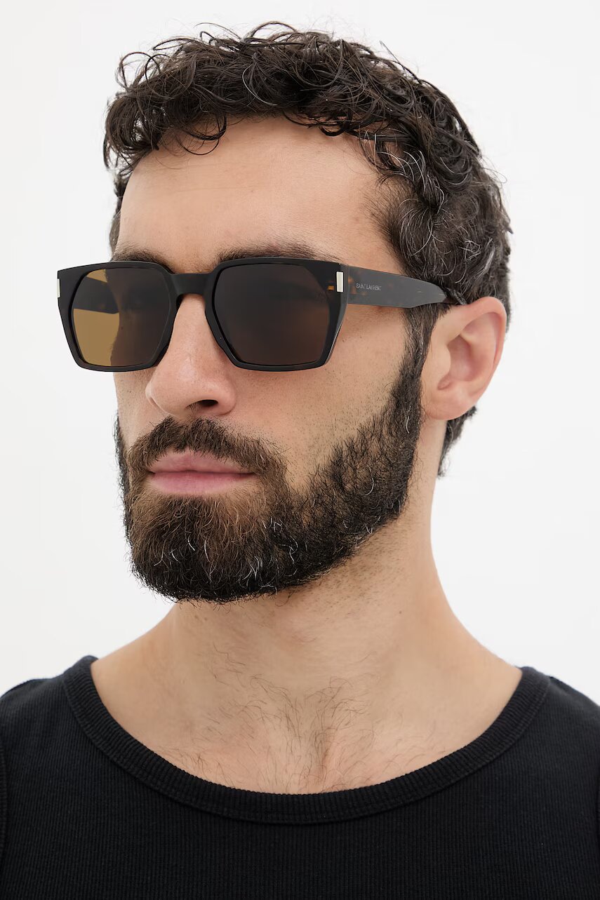 Saint Laurent ochelari de soare pătrați pentru bărbați