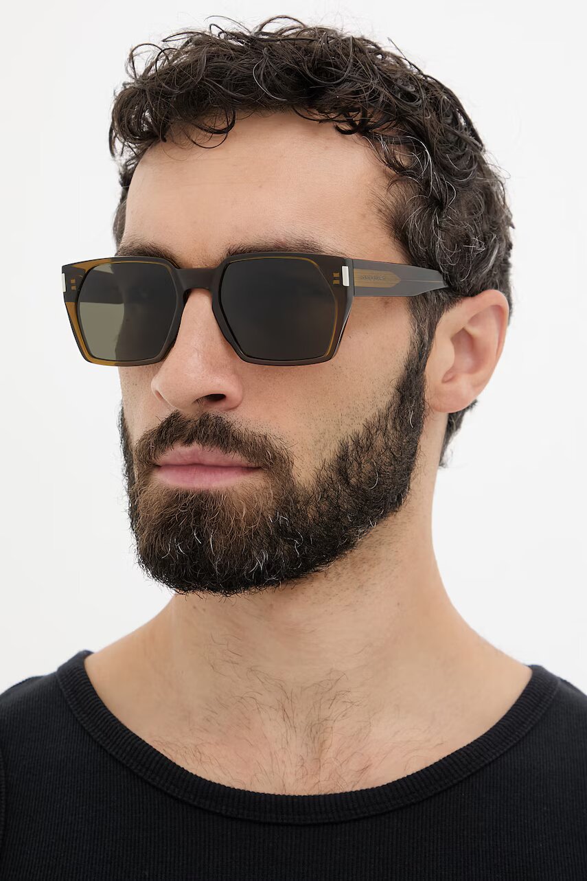 Saint Laurent ochelari de soare pătrați pentru bărbați