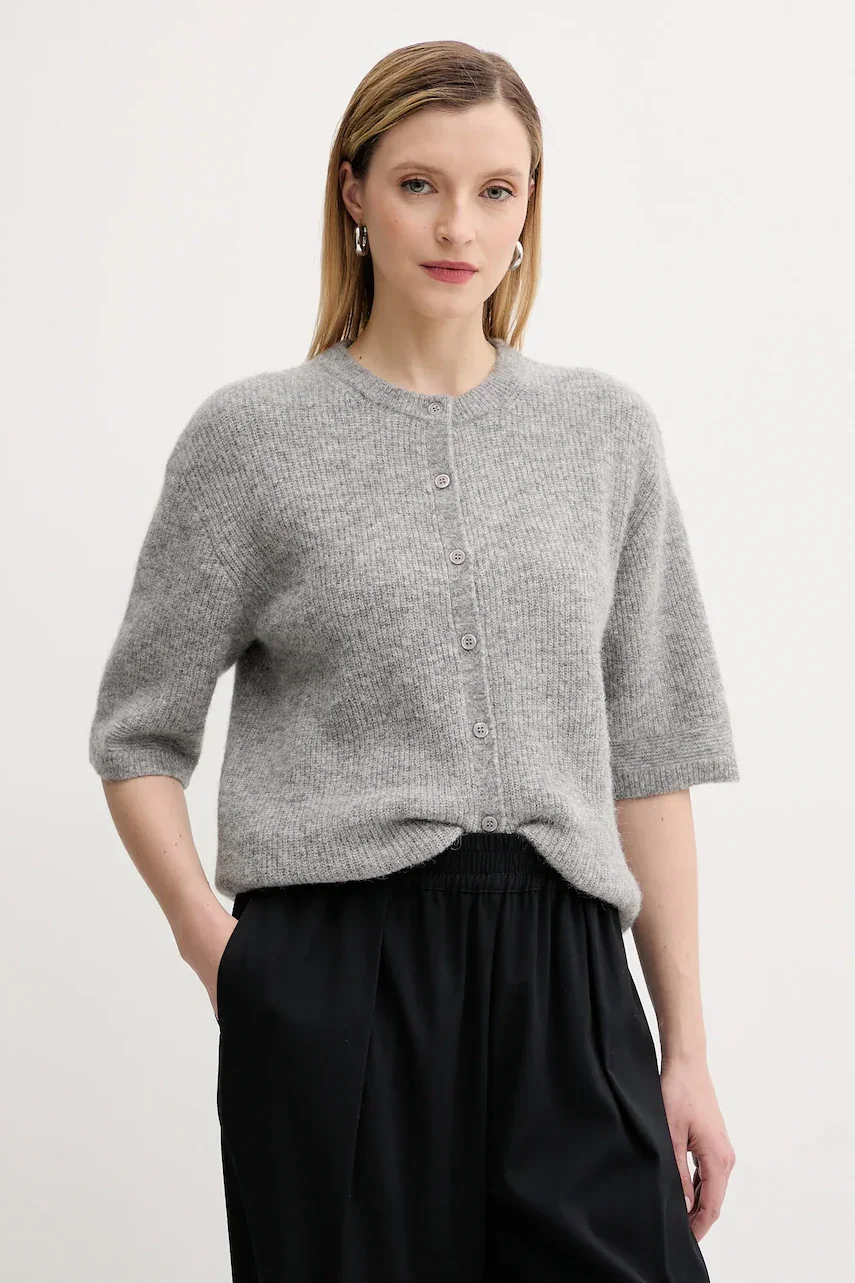 Samsoe Samsoe cardigan din lână SAANOURA