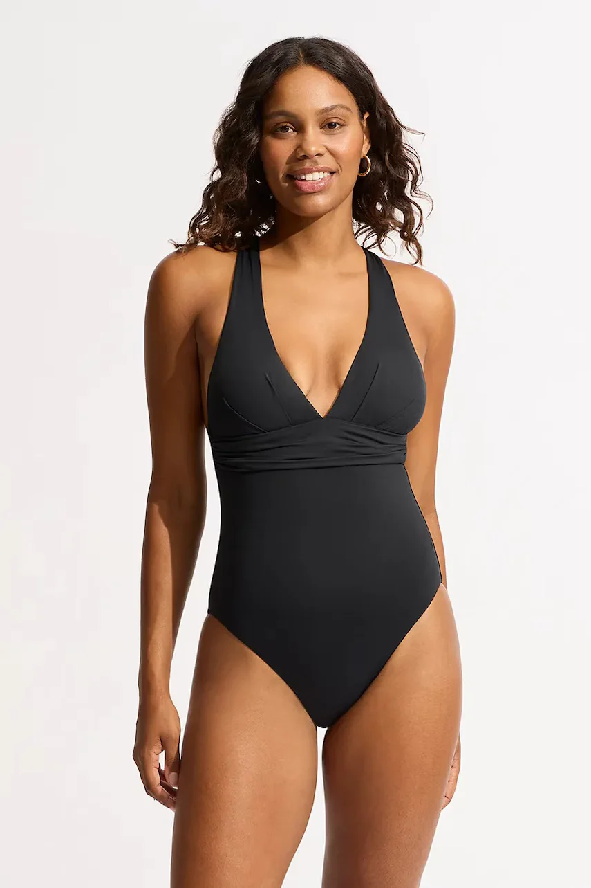 Seafolly costum de baie dintr-o singură piesă pentru femei Cross Back