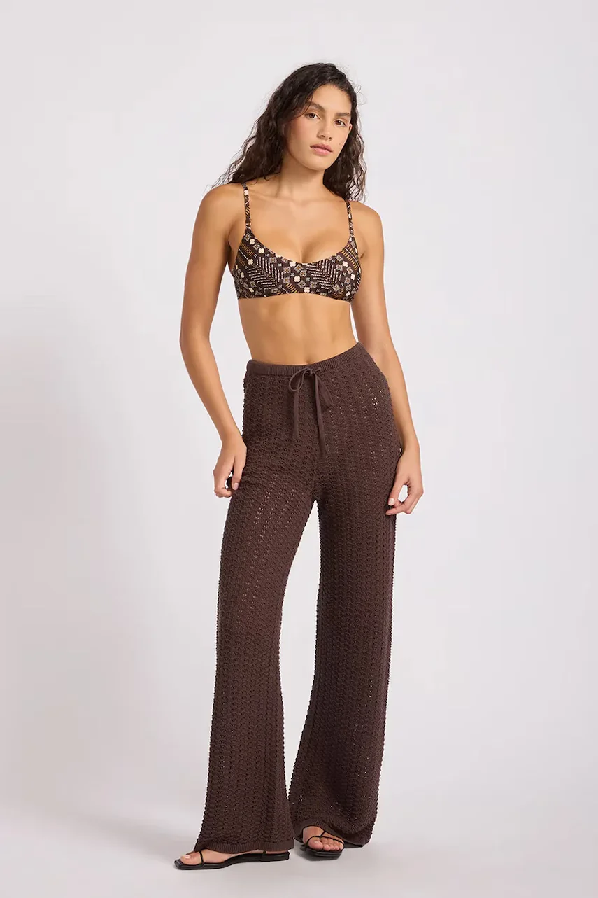Seafolly pantaloni de plajă pentru femei Crochet