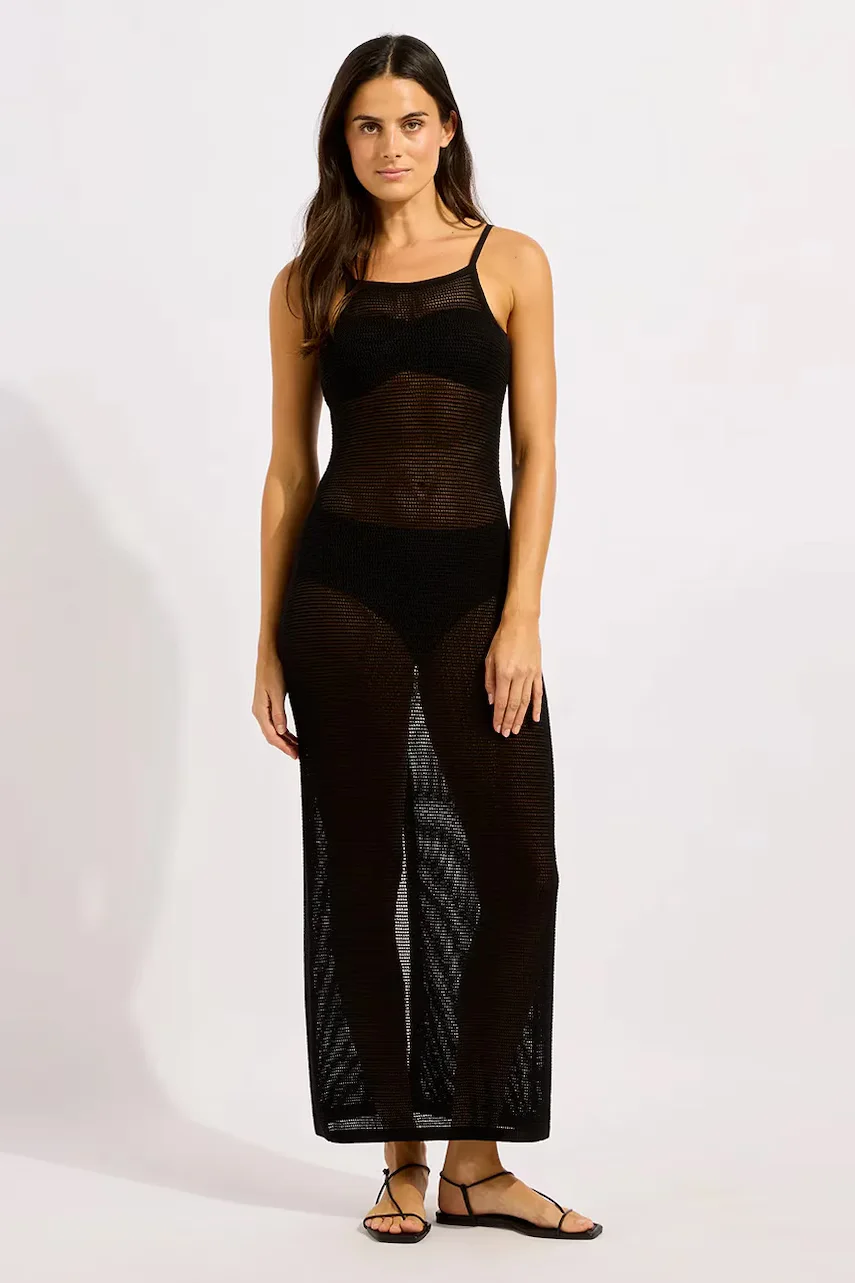 Seafolly rochie de plajă pentru femei Crew Neck