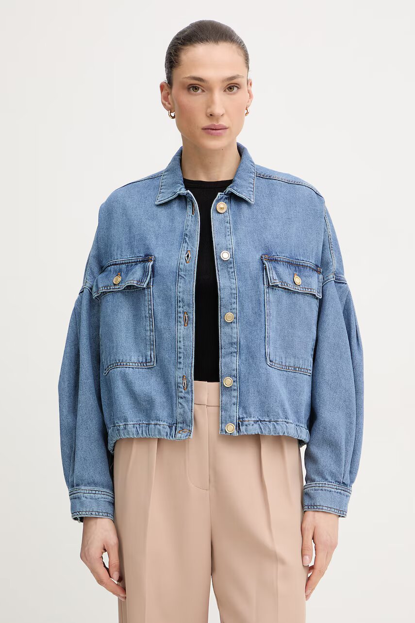 sessun jachetă scurtă pentru femei din denim