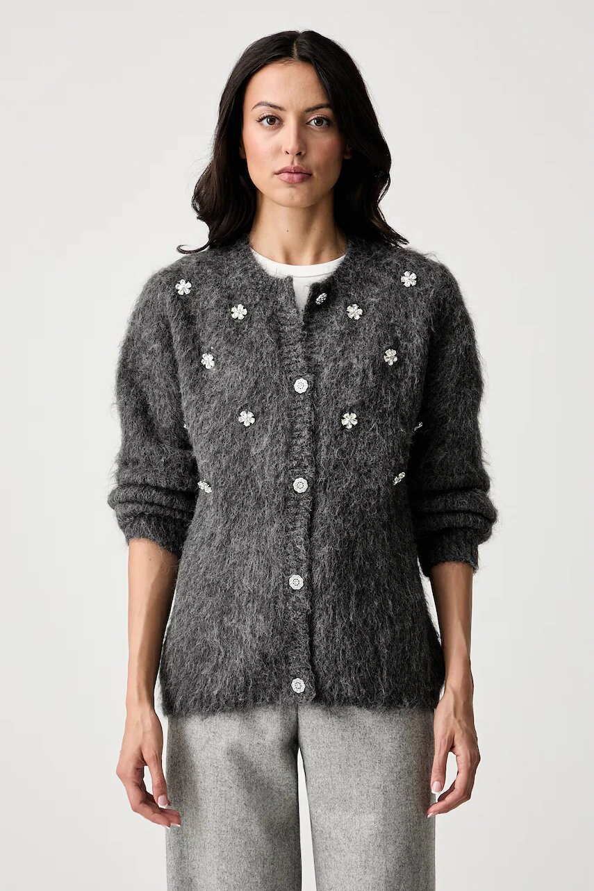 Silvian Heach cardigan pentru femei cu lână QUARLEN
